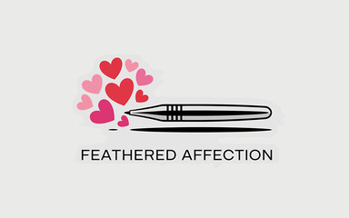 Pen drawing vibrant hearts, symbolizing love, passion and creativity