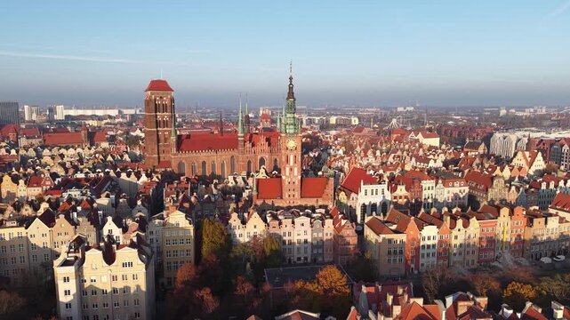 View of the Old Town - Gdansk, Poland