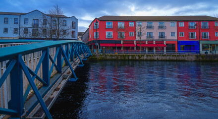 Sligo City Skyline With Landmark