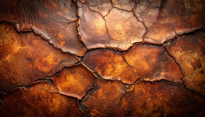 Close up of dried cracked earth surface showcasing texture and patterns for use as a background image.