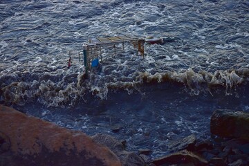 Shopping Cart in the River