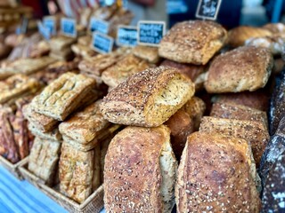 Bread for sale at French Market