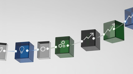 Unlock Business Growth Potential with Streamlined Processes and Innovative Ideas, Driving Upward Trends and Achieving Sustainable Success, Step by Step