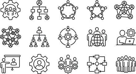 Teamwork, Leadership, Management, Collaboration, Organization, Business, Global Networking, Human Resources, Gear Process, Corporate Structure, Strategy, Project Management,