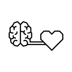Balance your intelligence and emotions with this powerful brain heart connection concept showing mind and feelings working together for a successful life