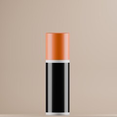 Minimalist Airless Cosmetic Spray Bottle Mockup