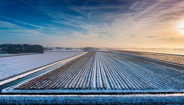Agricultural Practices During Winter In The Netherlands