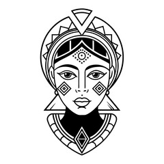 Abstract geometric design with vibrant color blocks and text elements