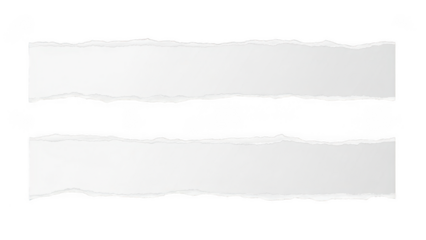 Paper isolated on transparent background