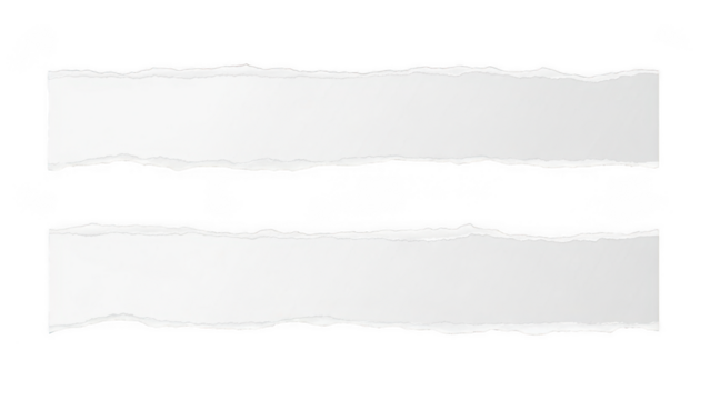 Paper isolated on transparent background