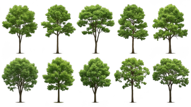 Tree isolated on transparent background