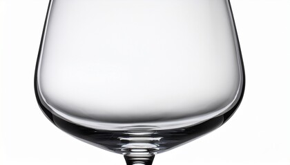 Empty Wine Glass Isolated Transparent Background