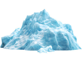 Fototapeta premium Massive jagged iceberg with detailed icy texture, ideal for winter scenes, arctic landscapes, dramatic backgrounds and frozen environment