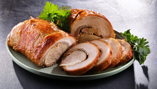 Chicken Ballotine Sliced