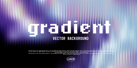 Fototapete Rund Bären Dark vertical glass grooves, blurred violet navy gradient field with subtle white haze and optical depth, modern elegant cover template, vector illustration  © svetolk