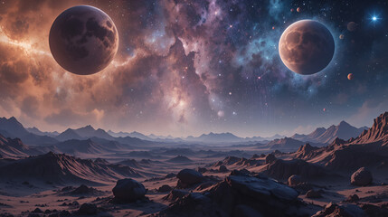 A beautiful galaxy with trillions of uninhabited planets