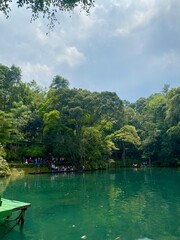 boat on the lake