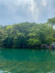 boat on the river
