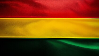 Abstract Colorful Background In Colors Of Black History Month Yellow Green Red Black With Copy Space For Text