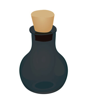 Empty glass ware. vector illustration	