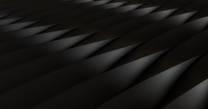 dark 3d abstract, black glossy strips, sleek dark background, aerodynamic texture, luxury abstract, futuristic black surface, elegant dark pattern, modern 3d texture, premium background, curved panels
