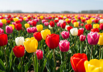 Obraz premium tulip flower background