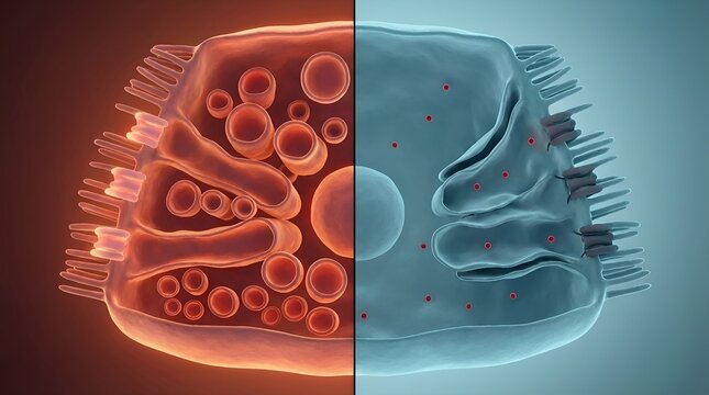  Gastric Parietal Cell Before and After Proton Pump Inhibitor (PPI) Treatment