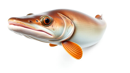 lungfish with white background