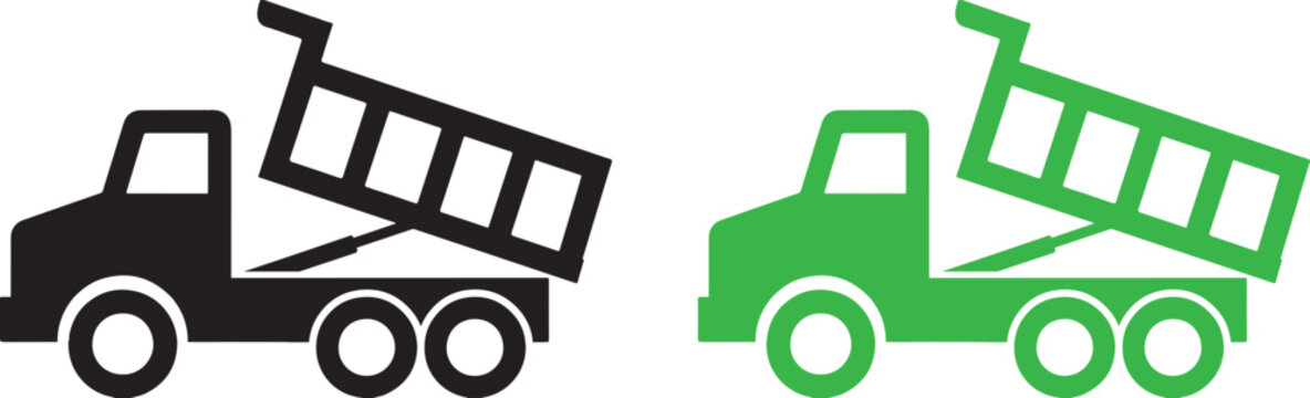 junk removal truck icon