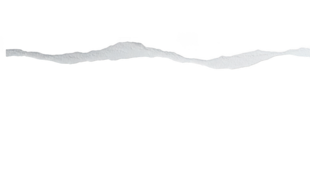 Paper tear isolated on transparent background