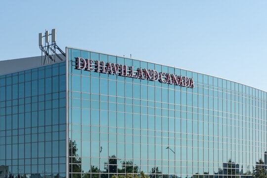 Mississauga, ON, Canada - September 27, 2025: De Havilland Canada office in Mississauga, ON, Canada. De Havilland Aircraft of Canada Limited (DHC) is a Canadian aircraft manufacturer. 