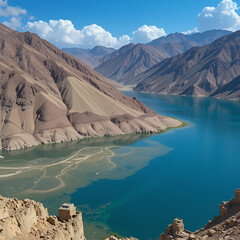 Afghanistan, Bamyan and Band amir lakes in the summer of 2019