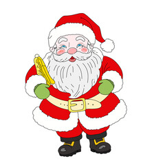 Cute Santa Claus Illustration
