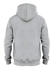 Gray hoodie mockup. Front and back hoodie template