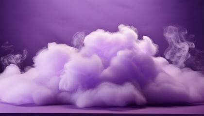 A Cotton Candy Purple Background With Fluffy Clouds Smoke Purple On Purple Background Smoke