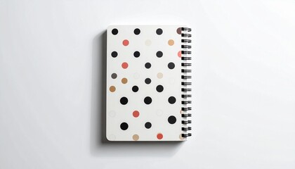 Polka Dot Notebook (Flat Lay)