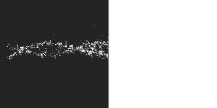 Sparkling glitter trail for magical designs, adds a touch of whimsy and dreamlike quality to any project that needs a glittery accent