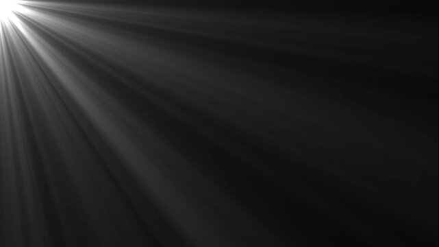 High-quality stock footage of sun rays light effects, overlays or flare glow array isolated on black background. overlay, light transition, effects sunlight