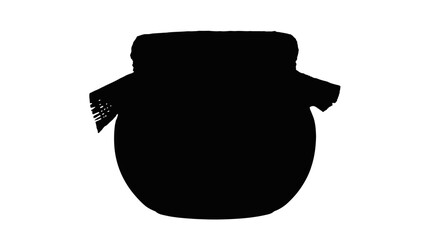 Artisan honey jar illustration perfect for food blogs, recipe cards, and homemade product labels