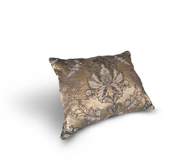 Decorative pillow on a white background