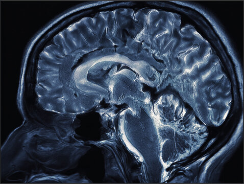 Hochaufl&ouml;sende MRT-Aufnahmen des menschlichen Gehirns &ndash; Medizinische Neuroanatomie in Schnittbildern