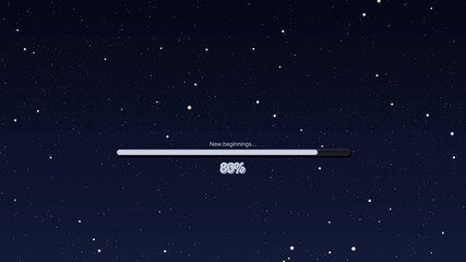 Celebrate new year with vibrant fireworks display over a night sky