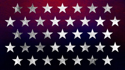 American Stars Tribute Background for Veterans Day
