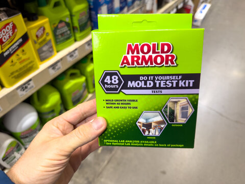 Mold Armor Home Mold Test Kit in Store Aisle
