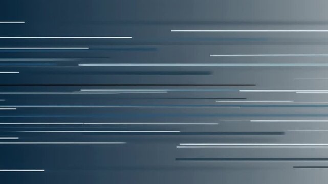 Abstract background of thin, light blue and white lines moving horizontally across a dark blue gradient.