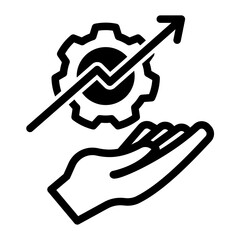 Service Performance Productivity Development Icon from Customer Assessment Collection (Mixed style)