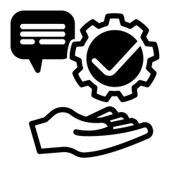 Accountability Role Commitment Management Icon from Customer Assessment Collection (Mixed style)