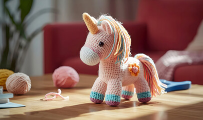 Crocheted Unicorn Delight