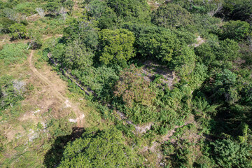 Aerial View of Chult&uacute;n Ha Pyramid in Izamal, Yucat&aacute;n, Mexico