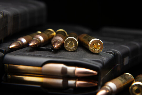 Assault Rifle Ammunition And Dark Magazine